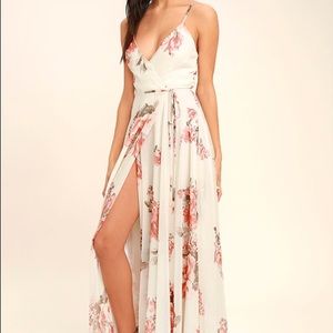 Floral Lulu’s Wrap Maxi Dress